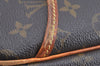 Authentic Louis Vuitton Monogram Deauville Hand Bag M47270 LV K5599