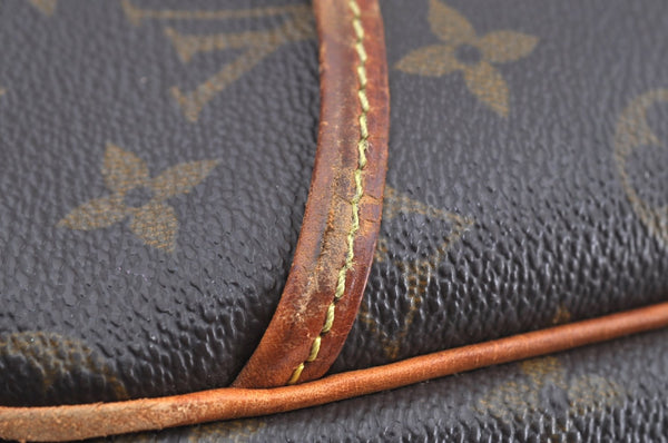 Authentic Louis Vuitton Monogram Deauville Hand Bag M47270 LV K5599