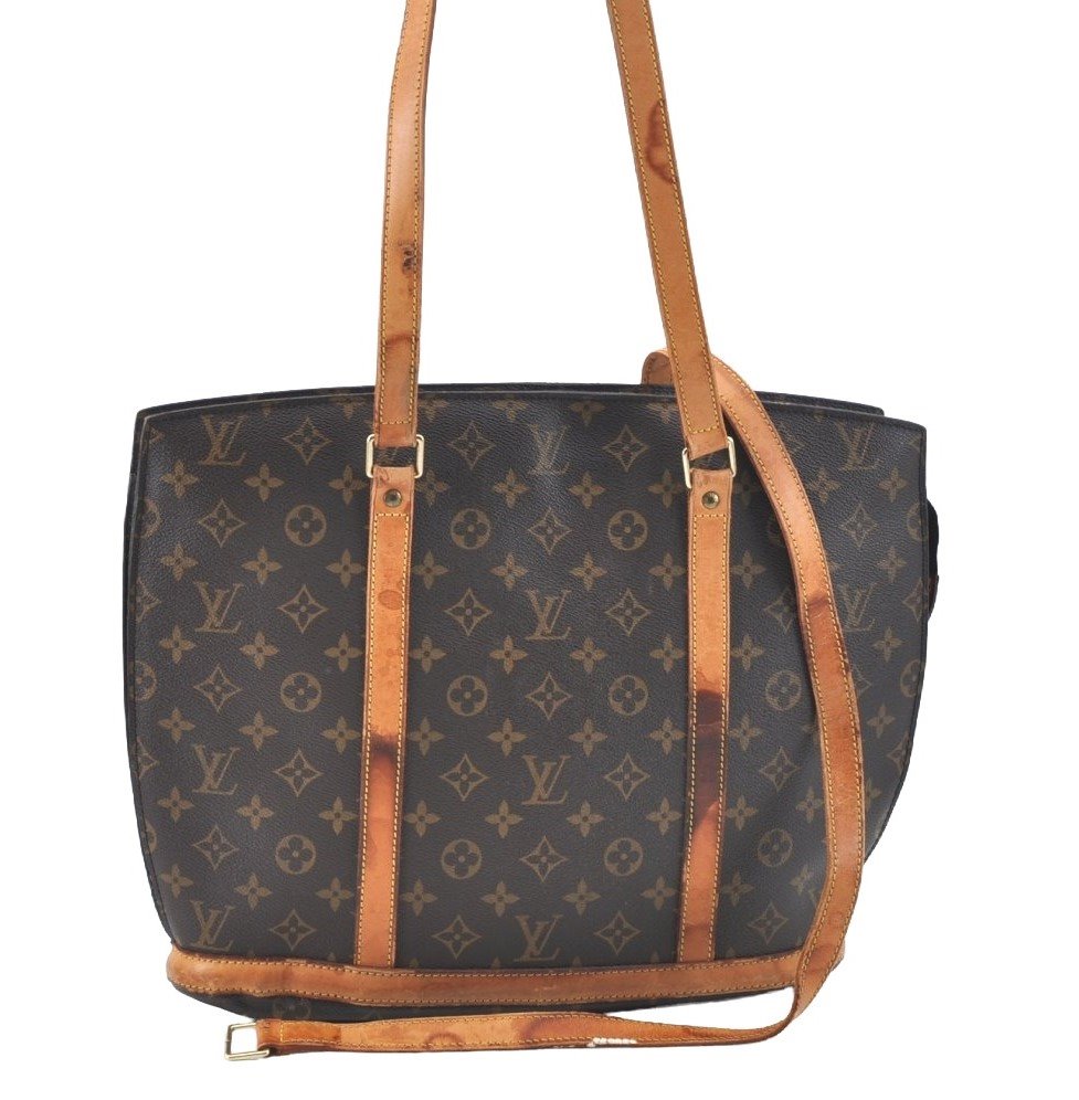 Authentic Louis Vuitton Monogram Babylone Shoulder Tote Bag M51102 LV Junk K5600