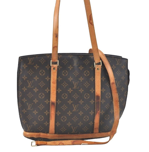 Authentic Louis Vuitton Monogram Babylone Shoulder Tote Bag M51102 LV Junk K5600