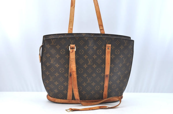 Authentic Louis Vuitton Monogram Babylone Shoulder Tote Bag M51102 LV Junk K5600