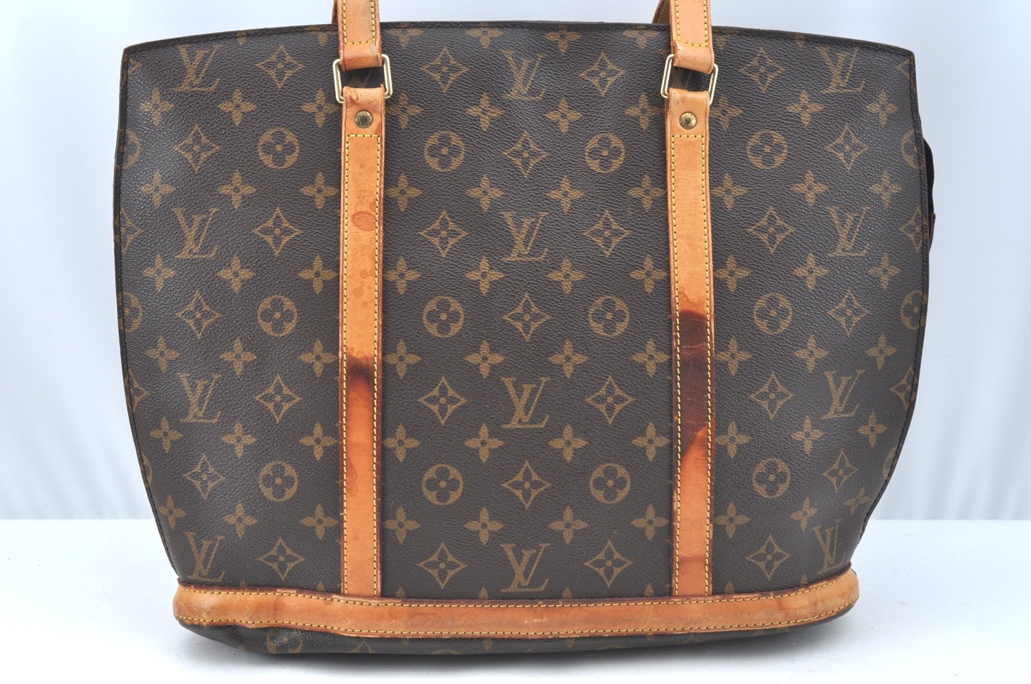 Authentic Louis Vuitton Monogram Babylone Shoulder Tote Bag M51102 LV Junk K5600
