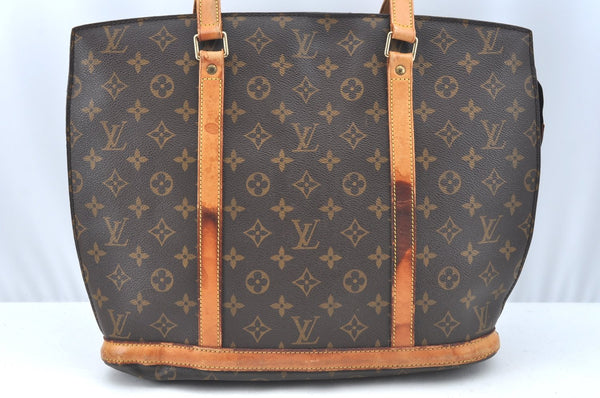 Authentic Louis Vuitton Monogram Babylone Shoulder Tote Bag M51102 LV Junk K5600