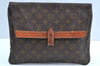 Auth Louis Vuitton Monogram Pochette Pliante Clutch Hand Bag Old Model LV K5602