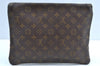 Auth Louis Vuitton Monogram Pochette Pliante Clutch Hand Bag Old Model LV K5602