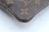 Auth Louis Vuitton Monogram Pochette Pliante Clutch Hand Bag Old Model LV K5602