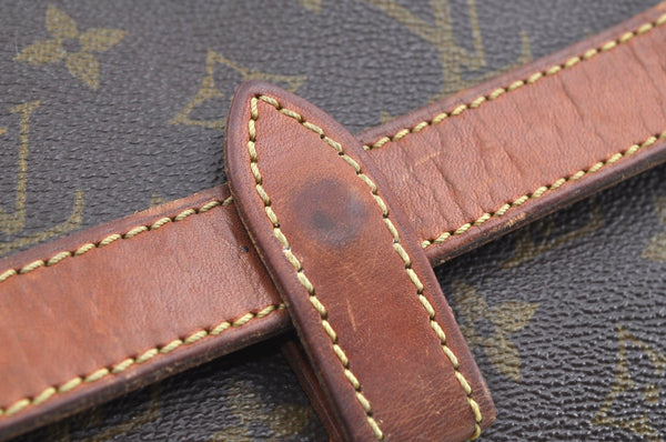 Auth Louis Vuitton Monogram Pochette Pliante Clutch Hand Bag Old Model LV K5602