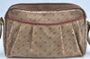 Authentic GUCCI Centennial Line Shoulder Cross Bag PVC Leather Brown Junk K5603