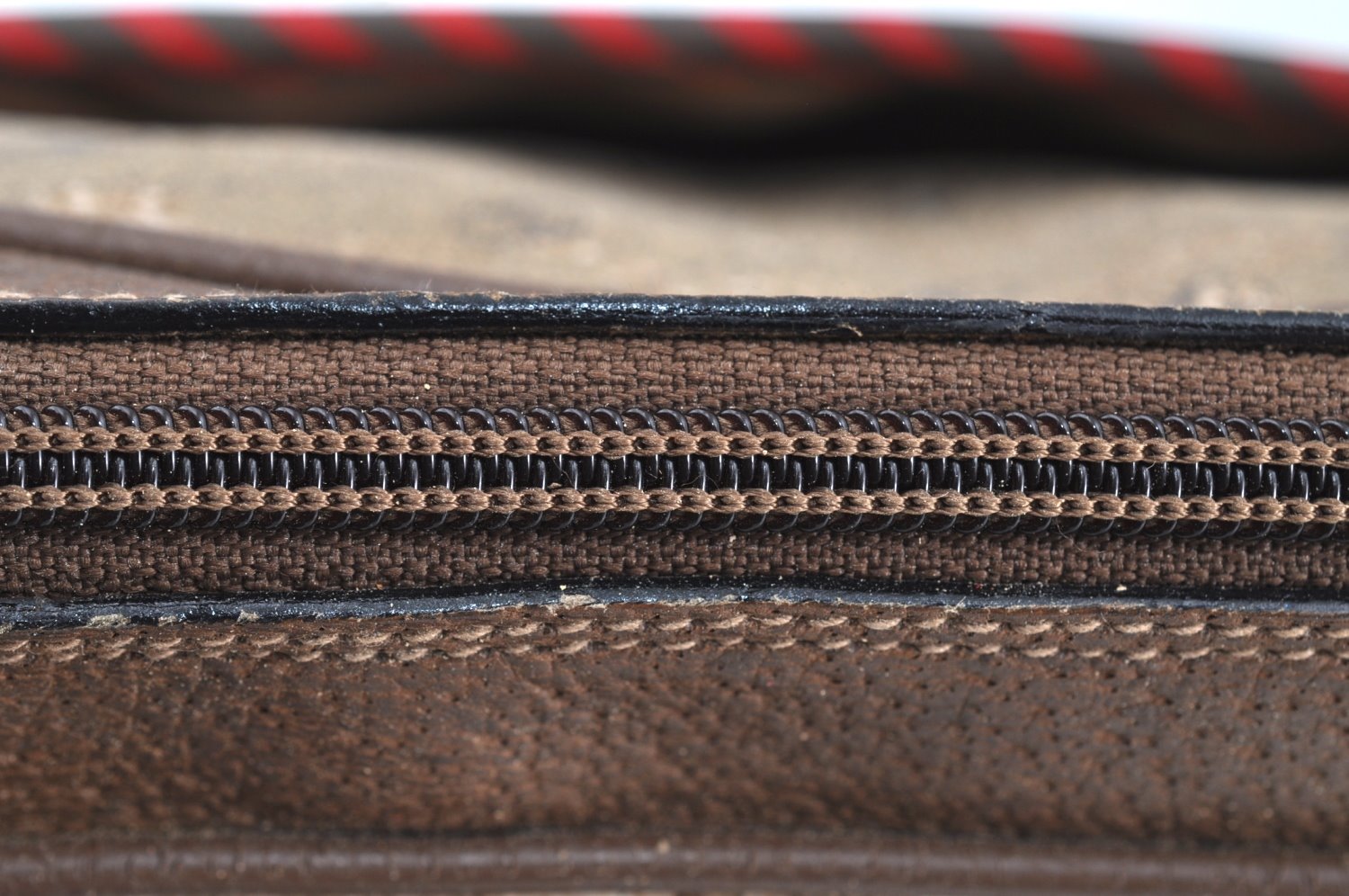 Authentic GUCCI Centennial Line Shoulder Cross Bag PVC Leather Brown Junk K5603