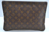 Auth Louis Vuitton Monogram Pochette Pliante Clutch Hand Bag Old Model LV K5604