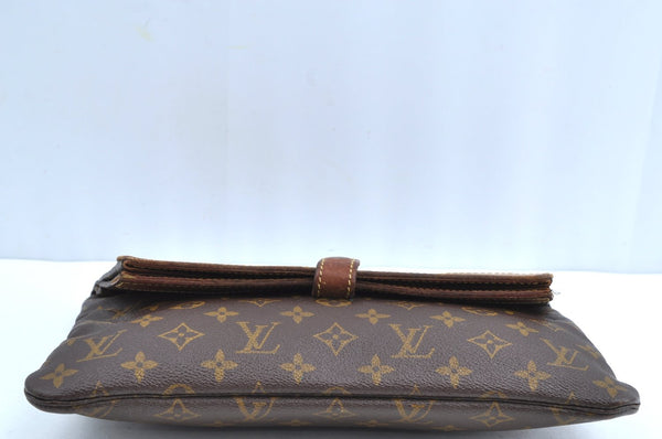 Auth Louis Vuitton Monogram Pochette Pliante Clutch Hand Bag Old Model LV K5604