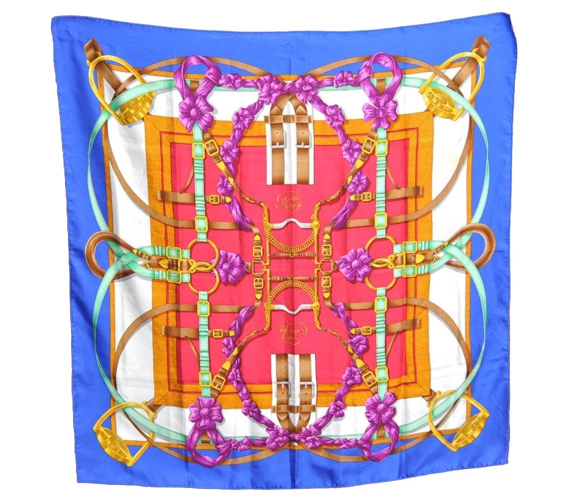 Authentic HERMES Carre 90 Scarf 