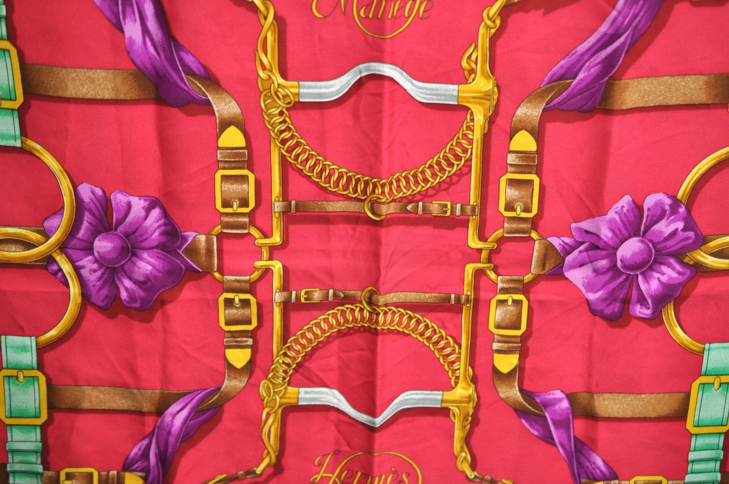 Authentic HERMES Carre 90 Scarf 