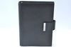 Authentic GUCCI Note Book Day Planner Cover 2003 Leather 115241 Black Box K5620