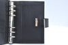 Authentic GUCCI Note Book Day Planner Cover 2003 Leather 115241 Black Box K5620
