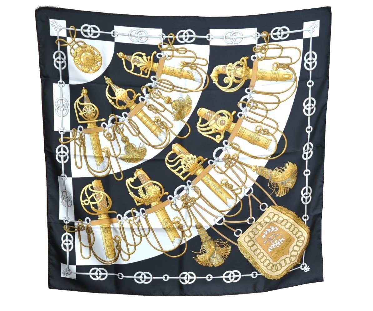 Authentic HERMES Carre 90 Scarf 