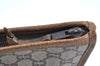 Authentic GUCCI GG Plus Clutch Hand Bag Purse PVC Leather Brown K5632