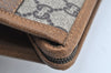 Authentic GUCCI GG Plus Clutch Hand Bag Purse PVC Leather Brown K5632