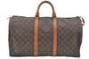 Authentic Louis Vuitton Monogram Keepall 50 Travel Boston Bag Old Model LV K5636