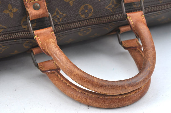 Authentic Louis Vuitton Monogram Keepall 50 Travel Boston Bag Old Model LV K5636