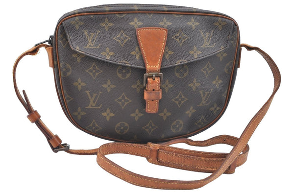 Auth Louis Vuitton Monogram Jeune Fille MM Shoulder Cross Bag Old Model LV K5639