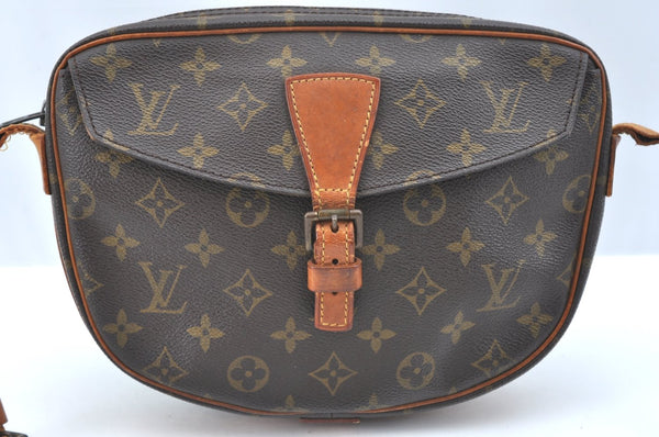 Auth Louis Vuitton Monogram Jeune Fille MM Shoulder Cross Bag Old Model LV K5639