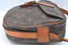 Auth Louis Vuitton Monogram Jeune Fille MM Shoulder Cross Bag Old Model LV K5639