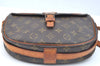 Auth Louis Vuitton Monogram Jeune Fille MM Shoulder Cross Bag Old Model LV K5639