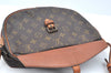 Auth Louis Vuitton Monogram Jeune Fille MM Shoulder Cross Bag Old Model LV K5639