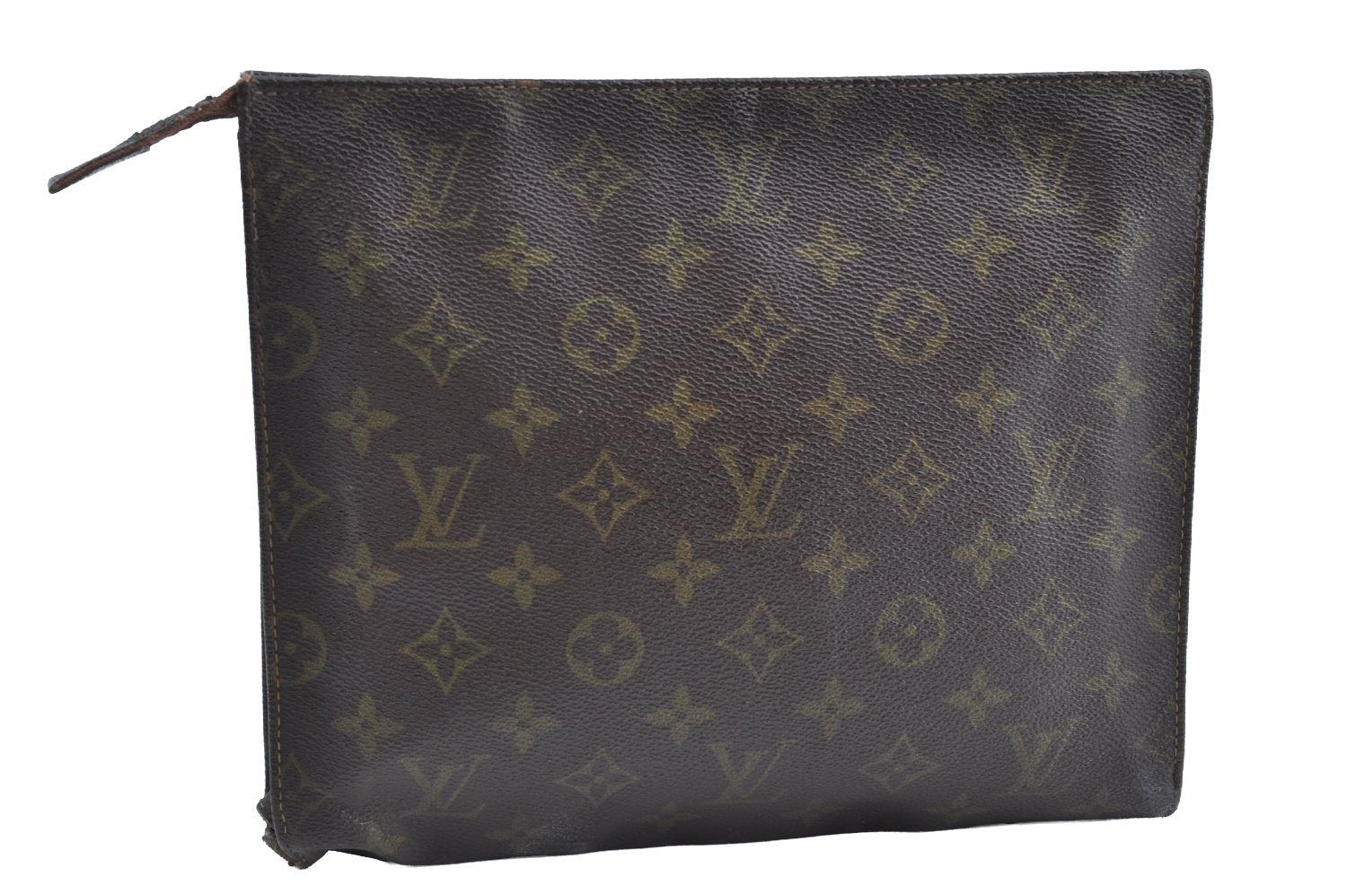 Louis Vuitton Monogram Poche Toilette 26 Cosmetics Pouch USA Model LV Junk K5645