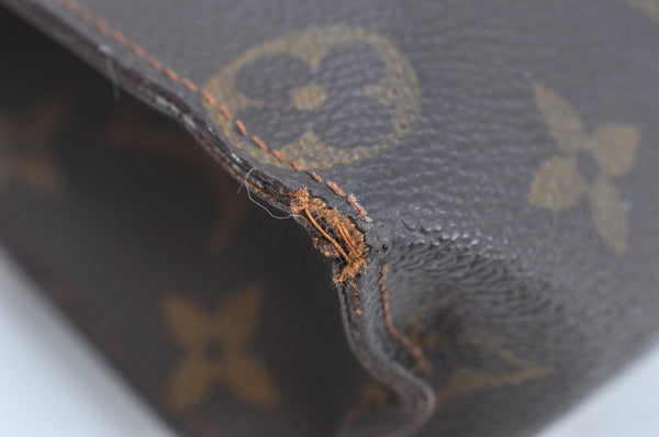 Auth Louis Vuitton Monogram Poche Toilette 26 Cosmetics Pouch Old Model LV K5650