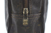 Auth Louis Vuitton Monogram Trousse Toilette 28 Clutch Hand Bag M47522 LV K5661
