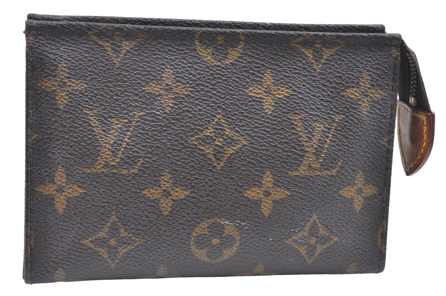 Auth Louis Vuitton Monogram Poche Toilette 15 M47546 Cosmetics Pouch Junk K5663
