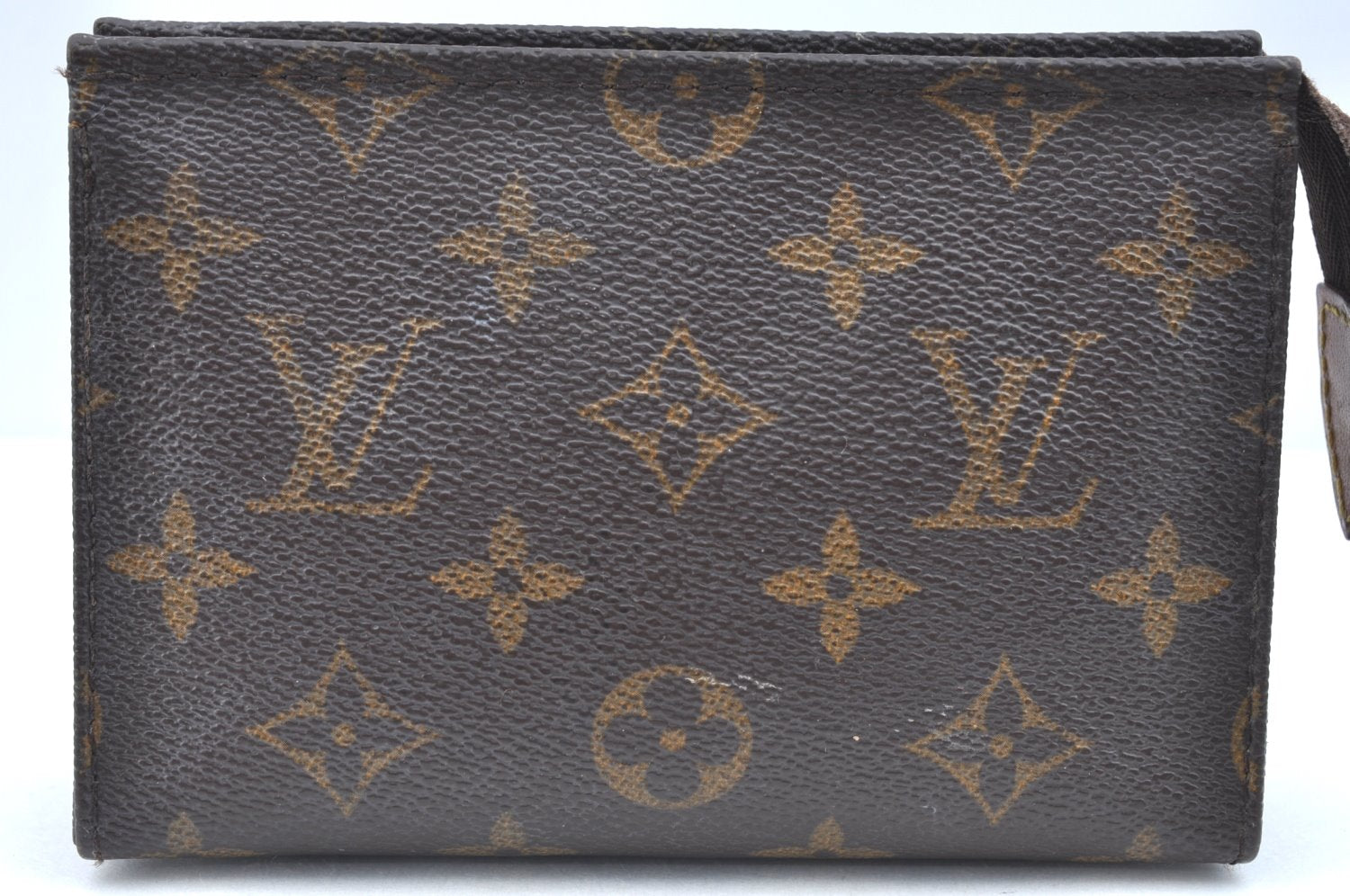 Auth Louis Vuitton Monogram Poche Toilette 15 M47546 Cosmetics Pouch Junk K5663