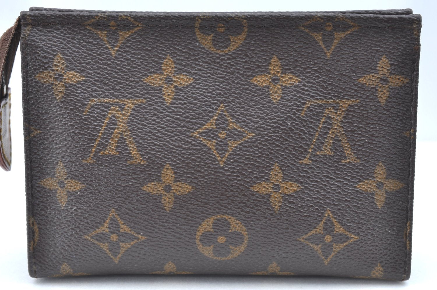Auth Louis Vuitton Monogram Poche Toilette 15 M47546 Cosmetics Pouch Junk K5663