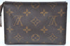 Auth Louis Vuitton Monogram Poche Toilette 15 M47546 Cosmetics Pouch Junk K5663