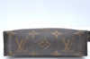 Auth Louis Vuitton Monogram Poche Toilette 15 M47546 Cosmetics Pouch Junk K5663