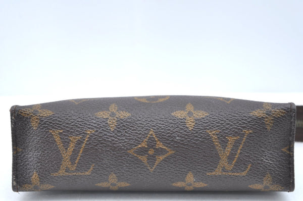 Auth Louis Vuitton Monogram Poche Toilette 15 M47546 Cosmetics Pouch Junk K5663