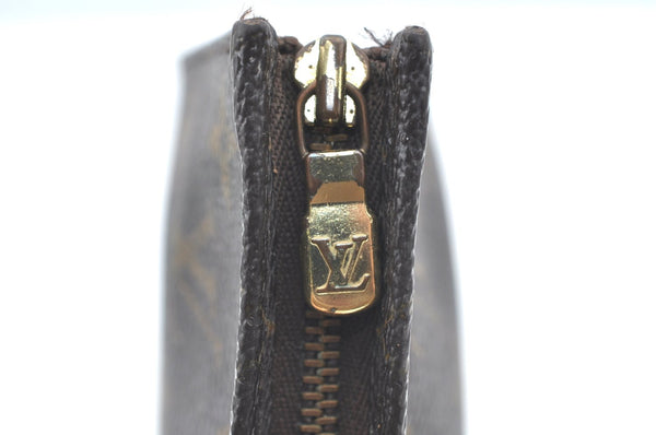 Auth Louis Vuitton Monogram Poche Toilette 15 M47546 Cosmetics Pouch Junk K5663
