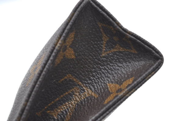 Auth Louis Vuitton Monogram Poche Toilette 15 M47546 Cosmetics Pouch Junk K5663