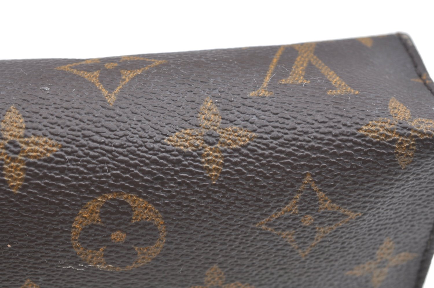 Auth Louis Vuitton Monogram Poche Toilette 15 M47546 Cosmetics Pouch Junk K5663