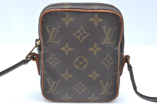 Auth Louis Vuitton Monogram Mini Poche Danube Shoulder Cross Bag M45268 LV K5665