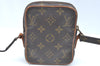 Auth Louis Vuitton Monogram Mini Poche Danube Shoulder Cross Bag M45268 LV K5665