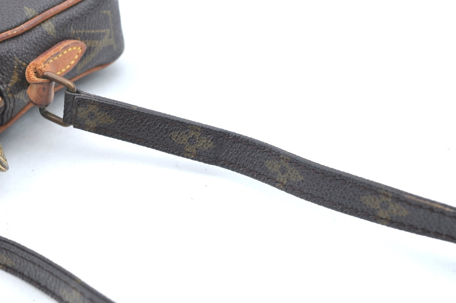 Auth Louis Vuitton Monogram Mini Poche Danube Shoulder Cross Bag M45268 LV K5665