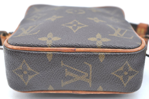 Auth Louis Vuitton Monogram Mini Poche Danube Shoulder Cross Bag M45268 LV K5665