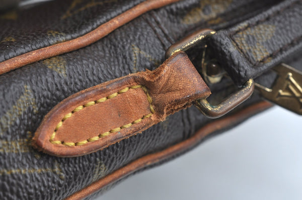 Auth Louis Vuitton Monogram Mini Poche Danube Shoulder Cross Bag M45268 LV K5665