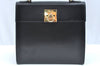 Authentic CELINE Vintage 2Way Shoulder Hand Bag Purse Leather Black K5666