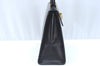 Authentic CELINE Vintage 2Way Shoulder Hand Bag Purse Leather Black K5666