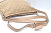 Authentic GUCCI Princy Ribbon Canvas Shoulder Cross Body Bag 204939 Beige K5667