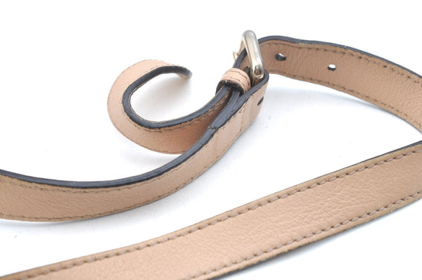 Authentic GUCCI Princy Ribbon Canvas Shoulder Cross Body Bag 204939 Beige K5667